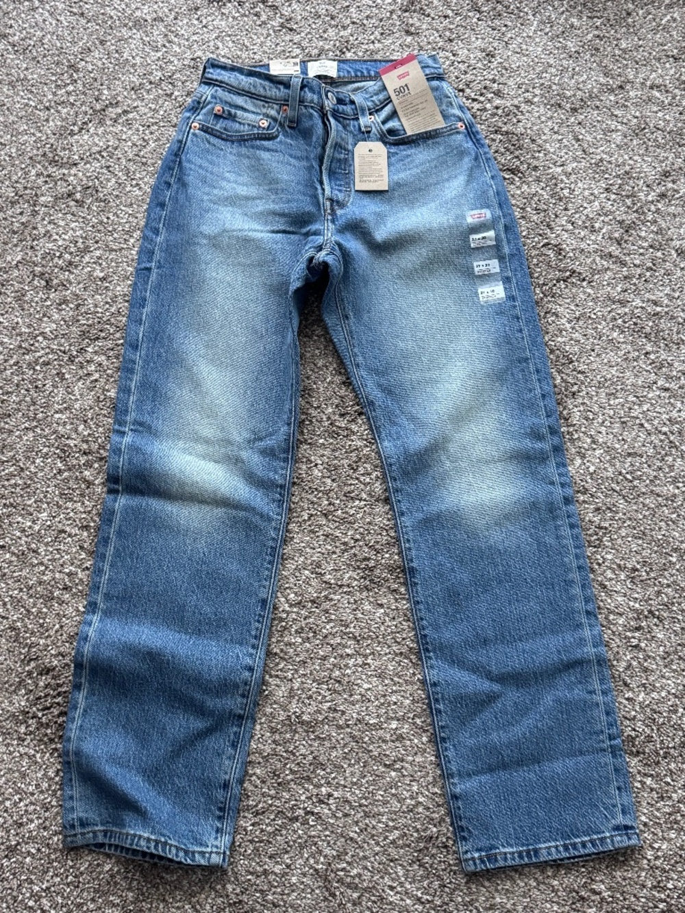Levi’s 501 curve high rise straight leg jeans bnwt